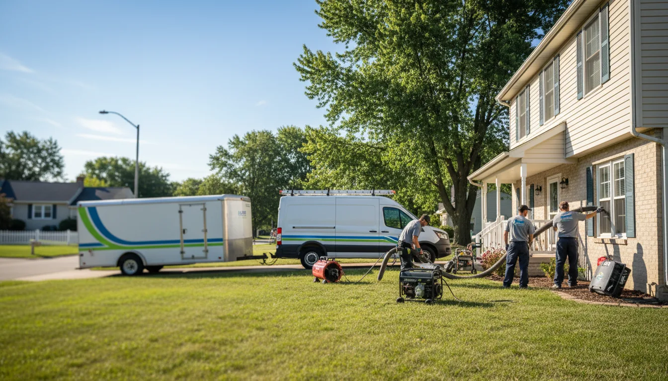 Flooded Basement Restoration And Cleanup With Repair in Leavenworth, IN near me